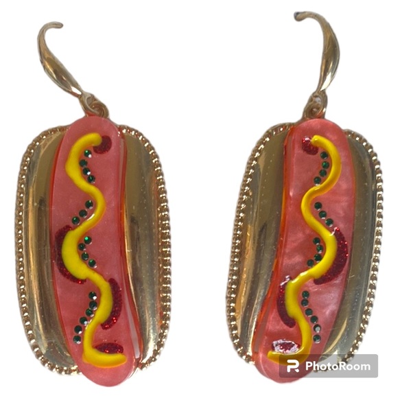 Serra Jewelry - Hot Dog Fashion Earrings